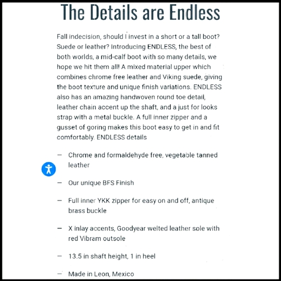 BED STU Leather upper Leather Lined Leather Sole Vibram Riding boot 7.5 BRANDNEW - Picture 13 of 16